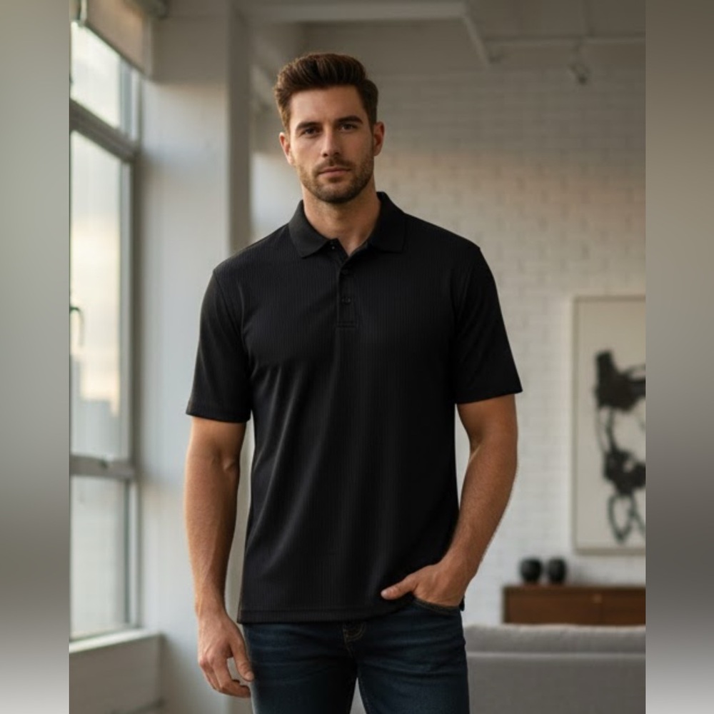 Calvin Klein Polo Black Size XL EUC